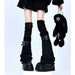 Black socks with black buckles + black over the knee