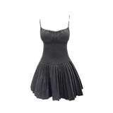 AIYAMIS Sweet Lolita Kawaii slip Dress Pleated Skirt