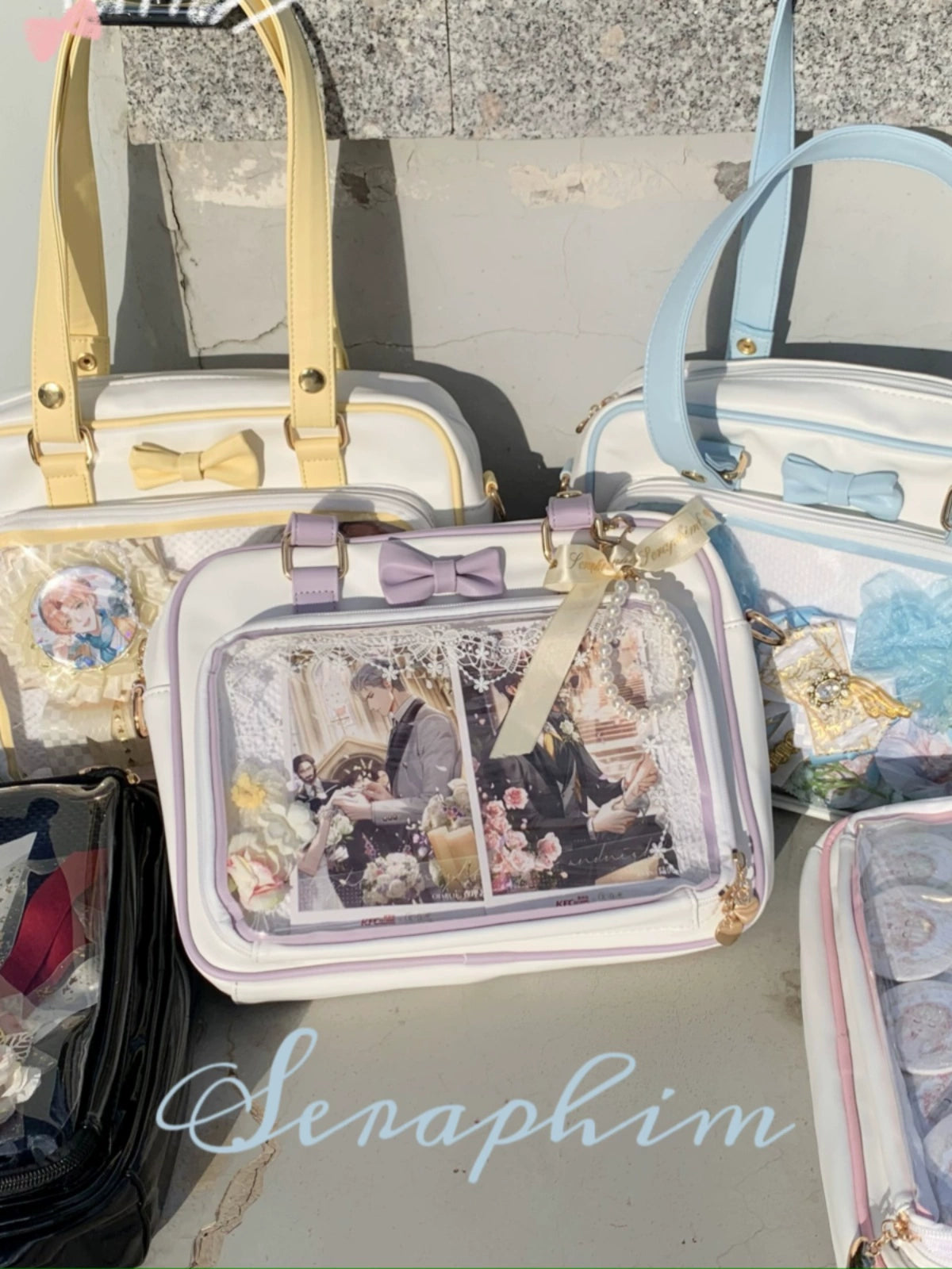 Seraphim's Original Lolita Kawaii Large-Capacity Handheld JK Uniform Bag