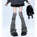 Sock cover chain buckle + gray over the knee