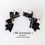 Original wings Lolita dark doll double ponytail hair ornament hot girl goth chain bud series mass production pair hairpin